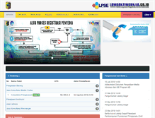 Tablet Screenshot of lpse.lomboktimurkab.go.id
